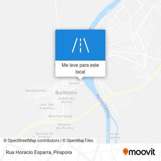 Rua Horacio Esparra mapa