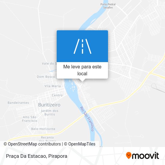 Praça Da Estacao mapa