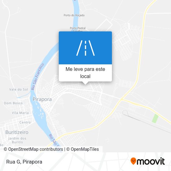 Rua G mapa
