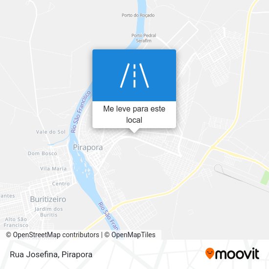 Rua Josefina mapa