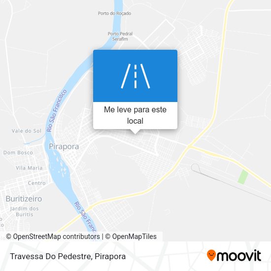 Travessa Do Pedestre mapa