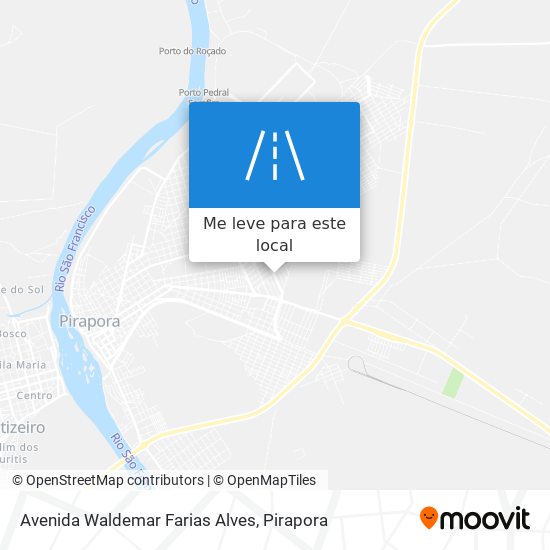 Avenida Waldemar Farias Alves mapa