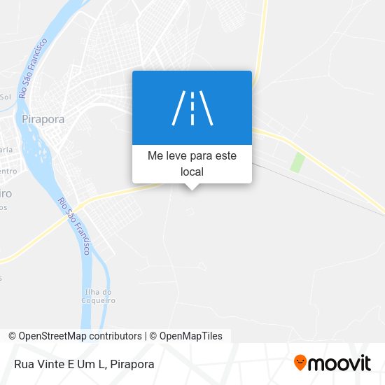 Rua Vinte E Um L mapa