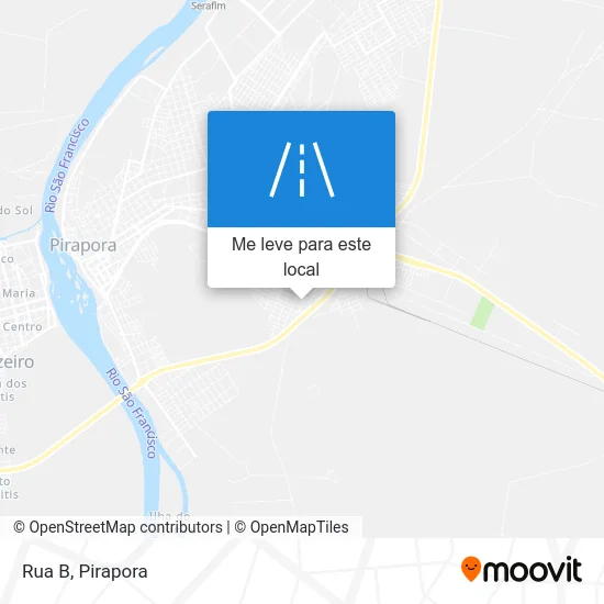 Rua B mapa