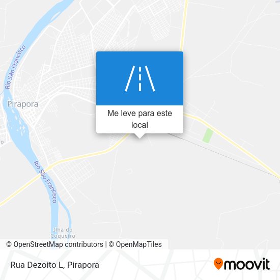 Rua Dezoito L mapa