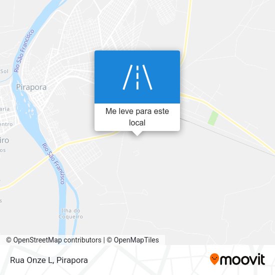 Rua Onze L mapa