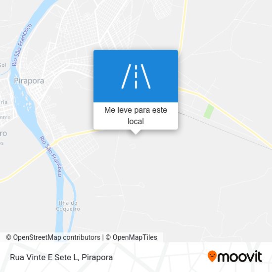Rua Vinte E Sete L mapa
