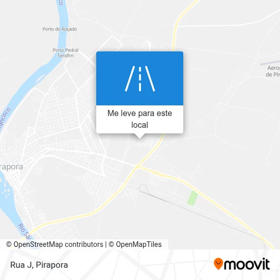 Rua J mapa