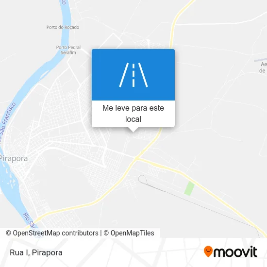 Rua I mapa