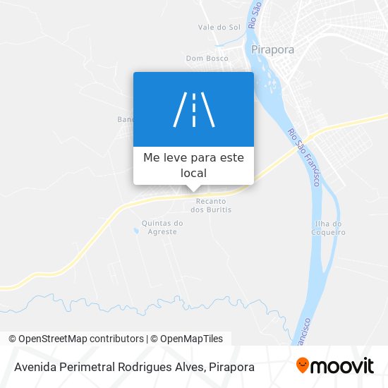 Avenida Perimetral Rodrigues Alves mapa