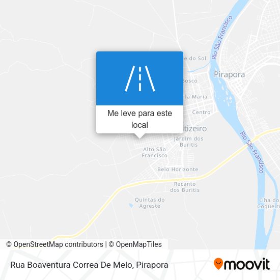 Rua Boaventura Correa De Melo mapa