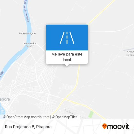 Rua Projetada B mapa