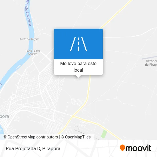 Rua Projetada D mapa