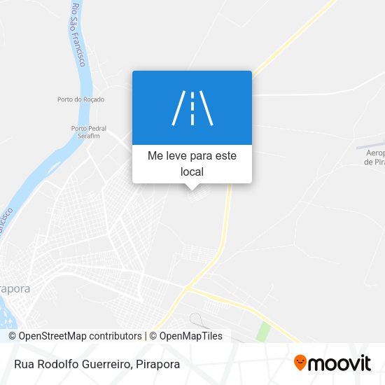 Rua Rodolfo Guerreiro mapa