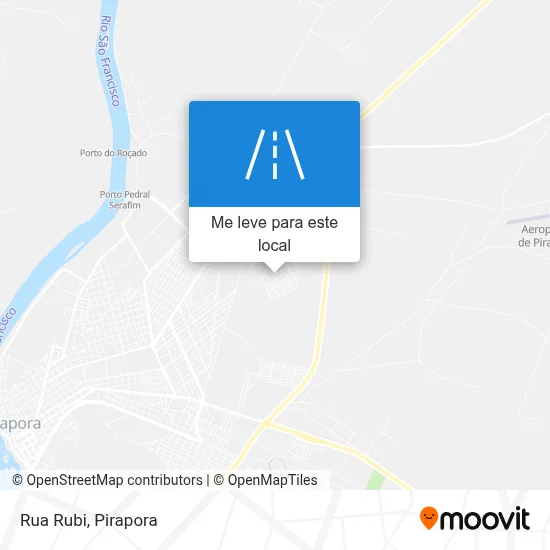 Rua Rubi mapa