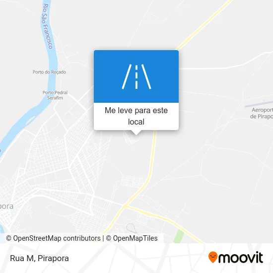 Rua M mapa