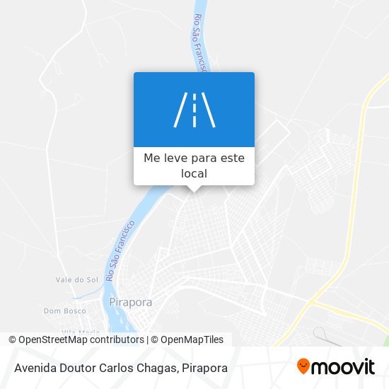 Avenida Doutor Carlos Chagas mapa