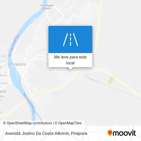 Avenida Josino Da Costa Alkimin mapa