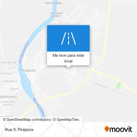 Rua 9 mapa
