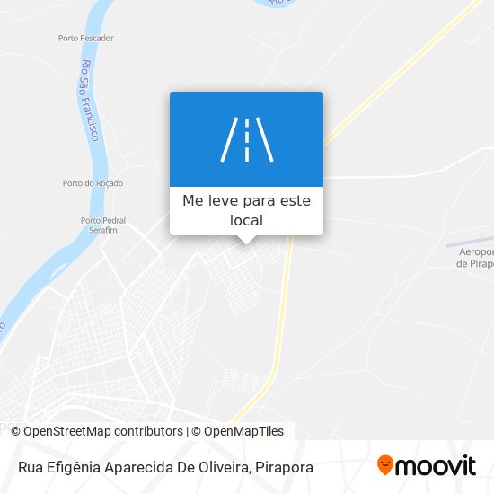 Rua Efigênia Aparecida De Oliveira mapa