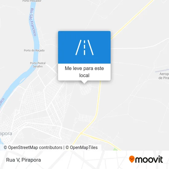 Rua V mapa