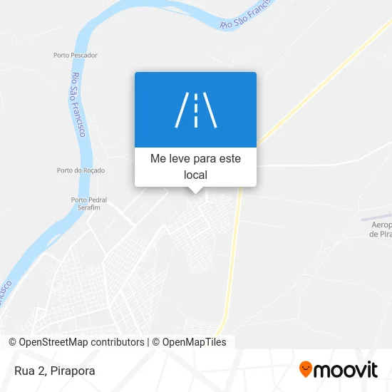 Rua 2 mapa