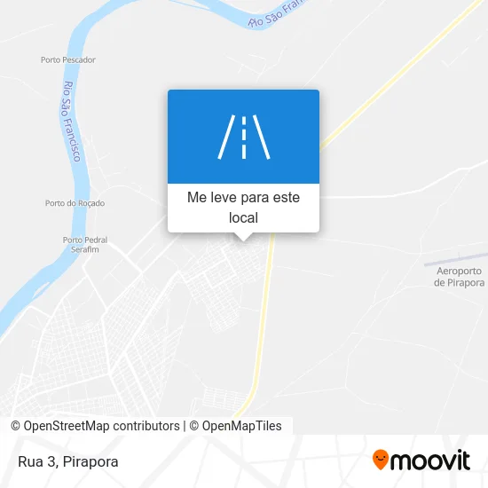 Rua 3 mapa