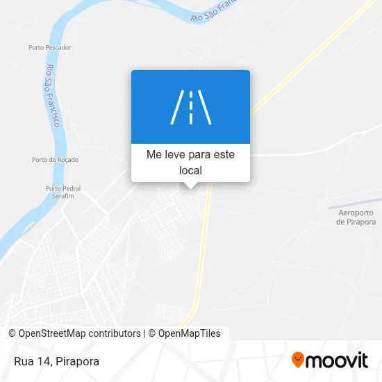 Rua 14 mapa