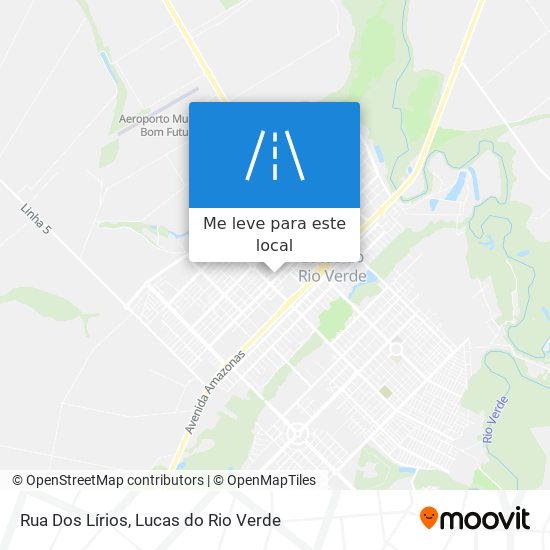 Rua Dos Lírios mapa