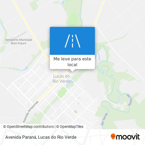 Avenida Paraná mapa