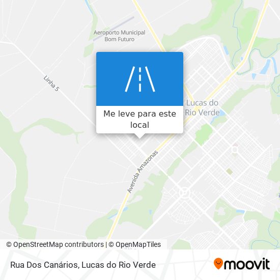 Rua Dos Canários mapa