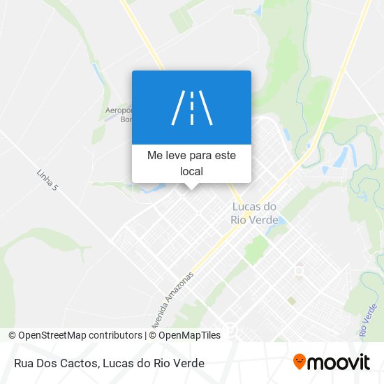 Rua Dos Cactos mapa