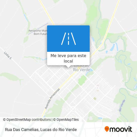 Rua Das Camélias mapa