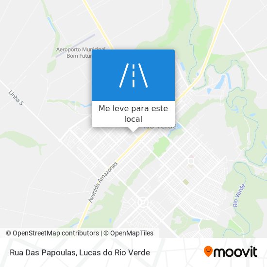 Rua Das Papoulas mapa