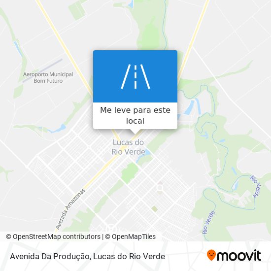 Avenida Da Produção mapa