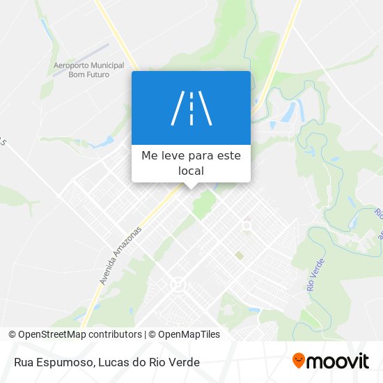 Rua Espumoso mapa