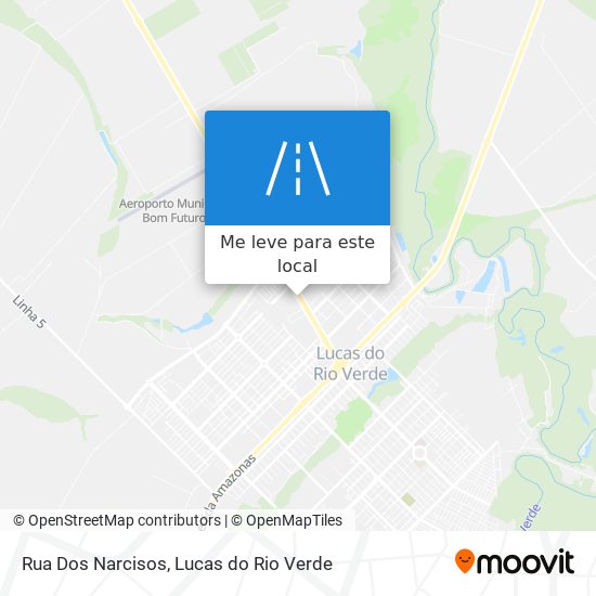 Rua Dos Narcisos mapa