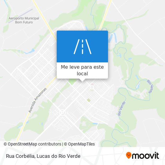 Rua Corbélia mapa