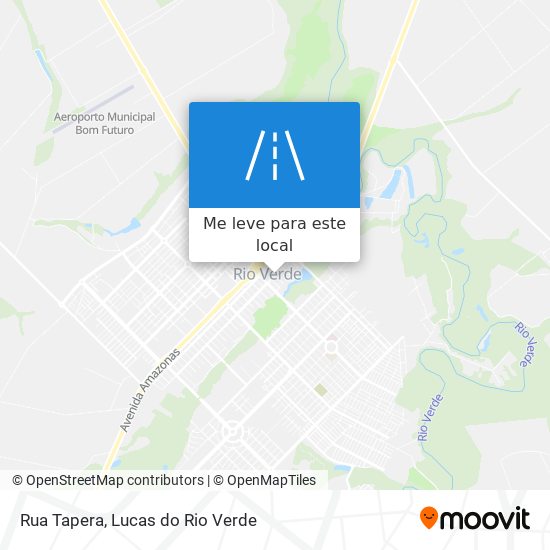 Rua Tapera mapa