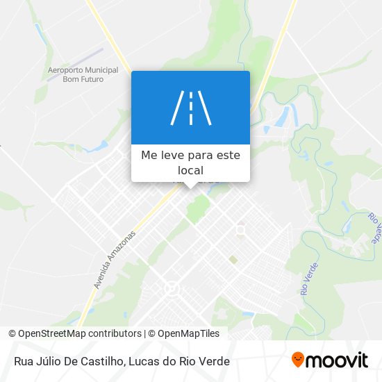 Rua Júlio De Castilho mapa