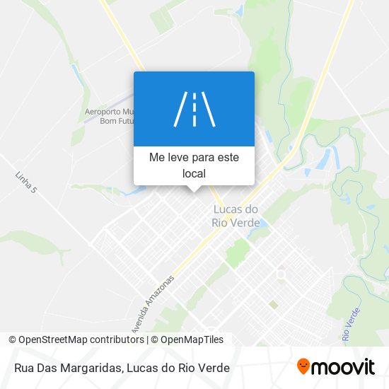 Rua Das Margaridas mapa