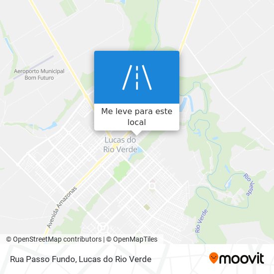 Rua Passo Fundo mapa