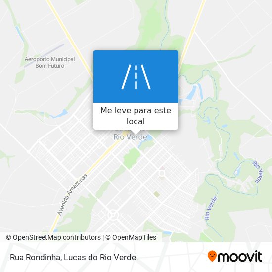 Rua Rondinha mapa