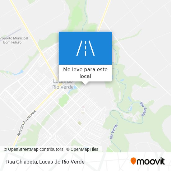 Rua Chiapeta mapa