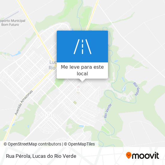 Rua Pérola mapa