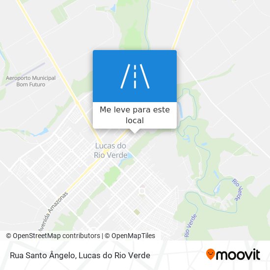 Rua Santo Ângelo mapa
