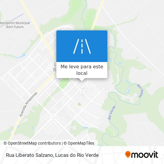 Rua Liberato Salzano mapa