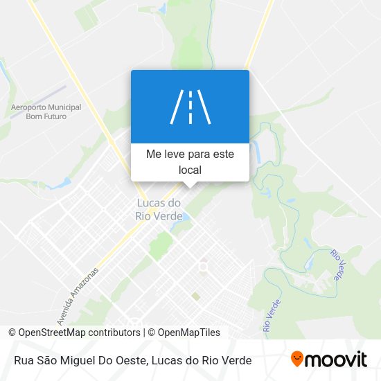 Rua São Miguel Do Oeste mapa