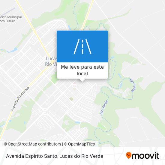 Avenida Espírito Santo mapa