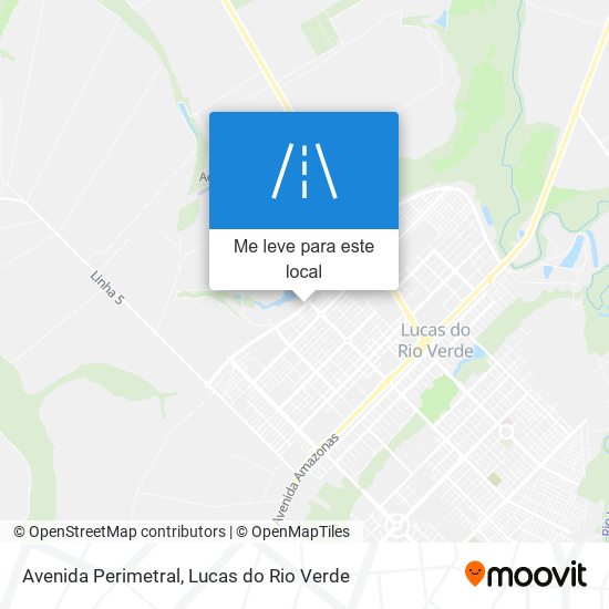 Avenida Perimetral mapa